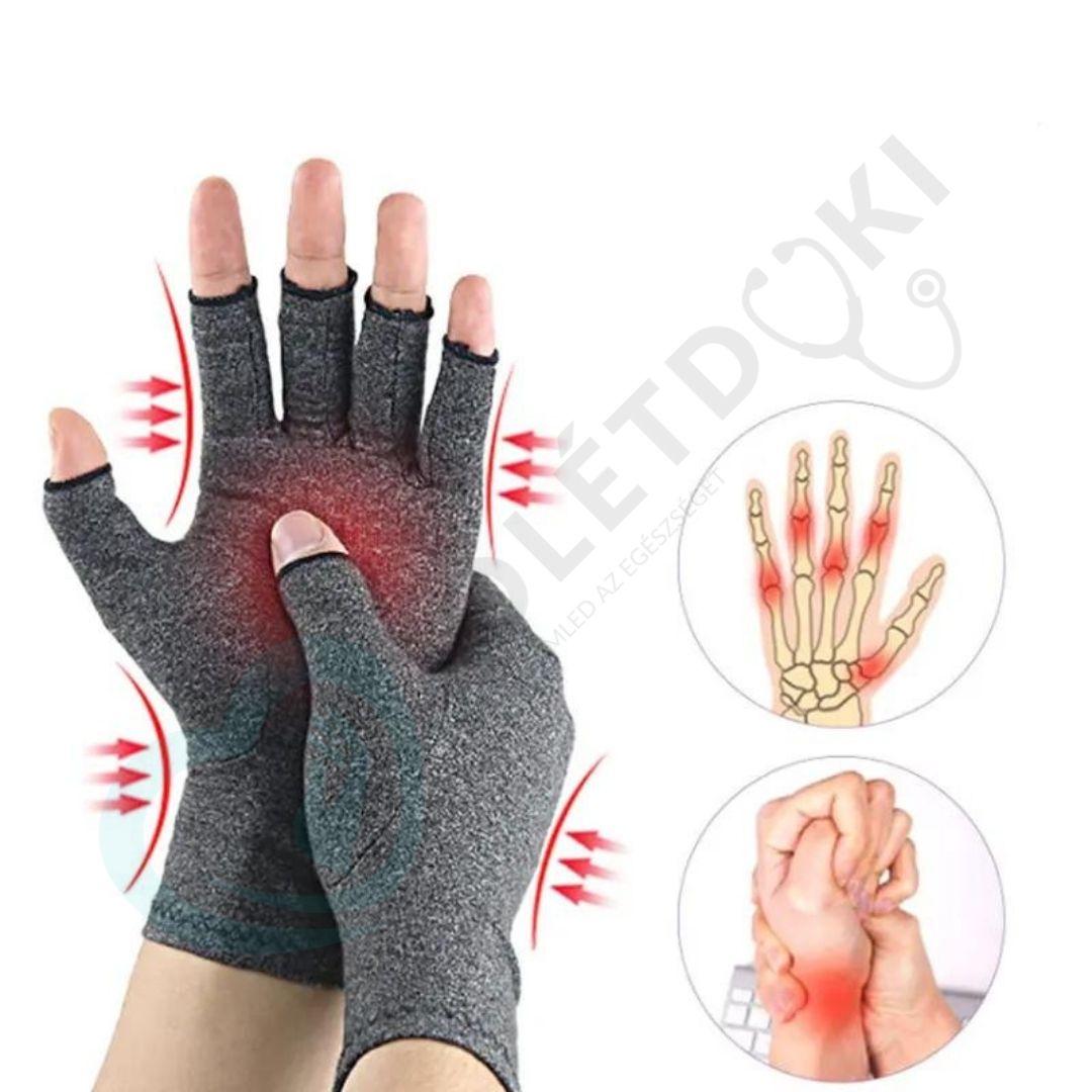 Artritisz Kompressziós Kesztyű - Kézfej Fájdalom Ellen- (1 pár, 2 db)