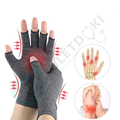 Artritisz Kompressziós Kesztyű - Kézfej Fájdalom Ellen- (1 pár, 2 db)