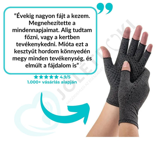 Artritisz Kompressziós Kesztyű - Kézfej Fájdalom Ellen- (1 pár, 2 db)