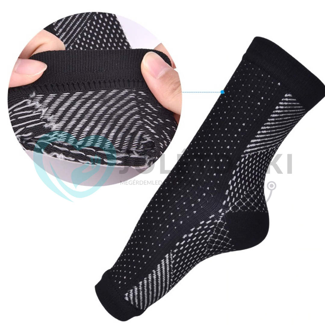 Kompressziós Bokazokni Bokafájdalomra (Fekete, 1+1 Pár!)